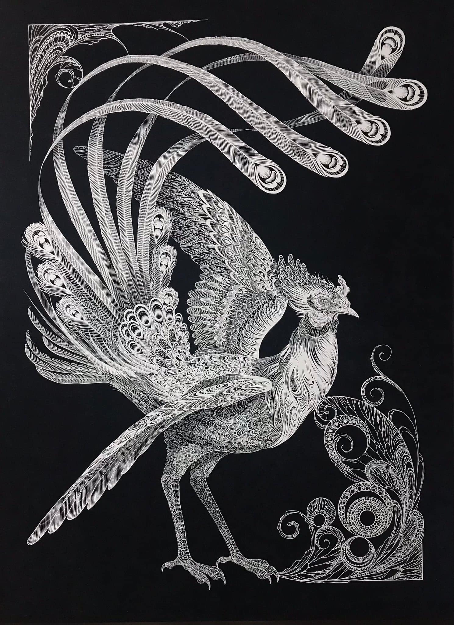 【Papercut Art】Phoenix - Image 2