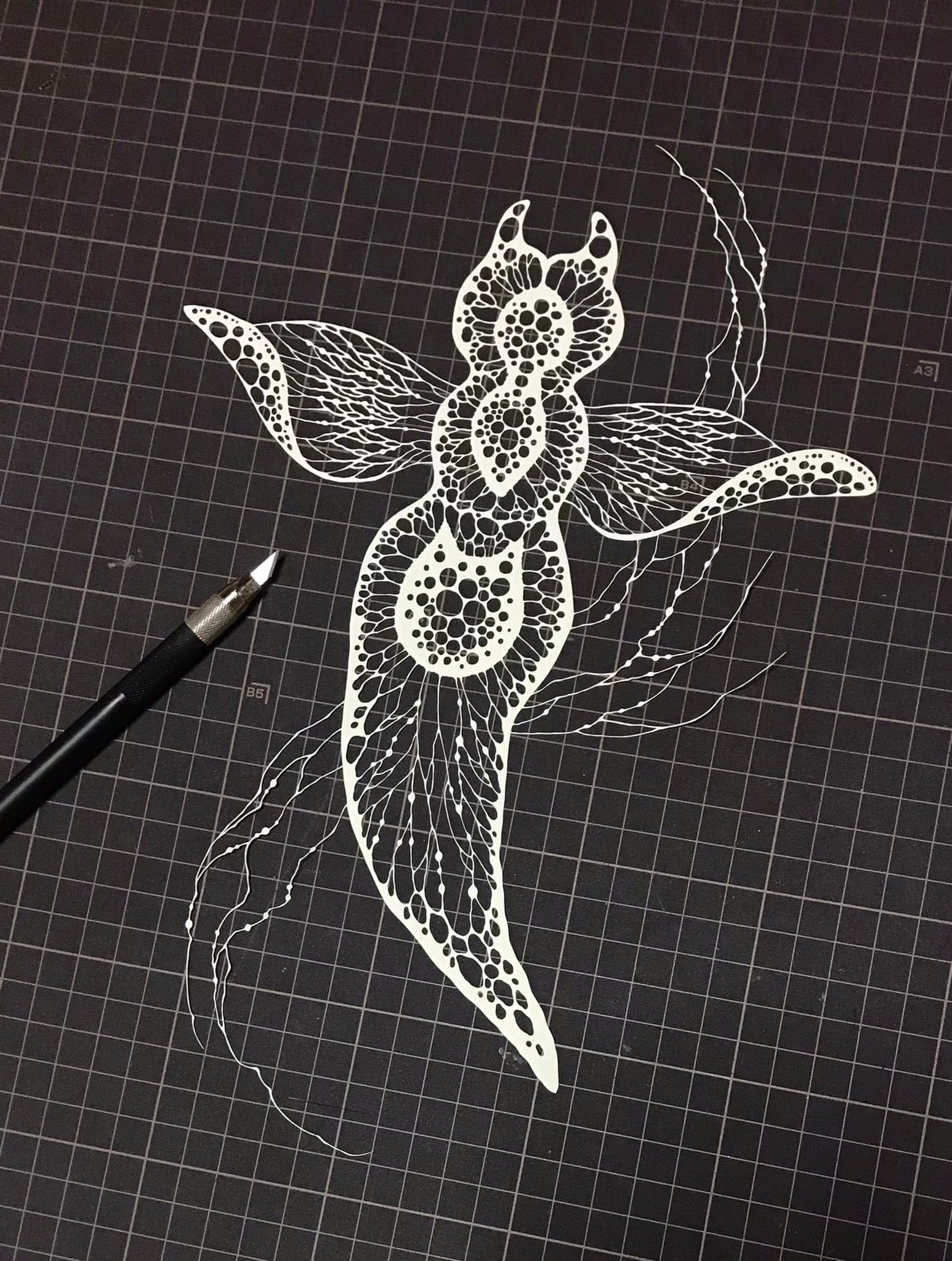 【切り絵】クリオネ - 画像 (2)