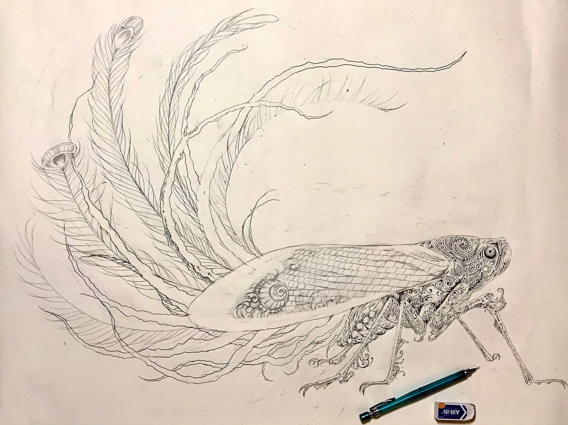 【Papercut art】Peacock Feathers - Image 6