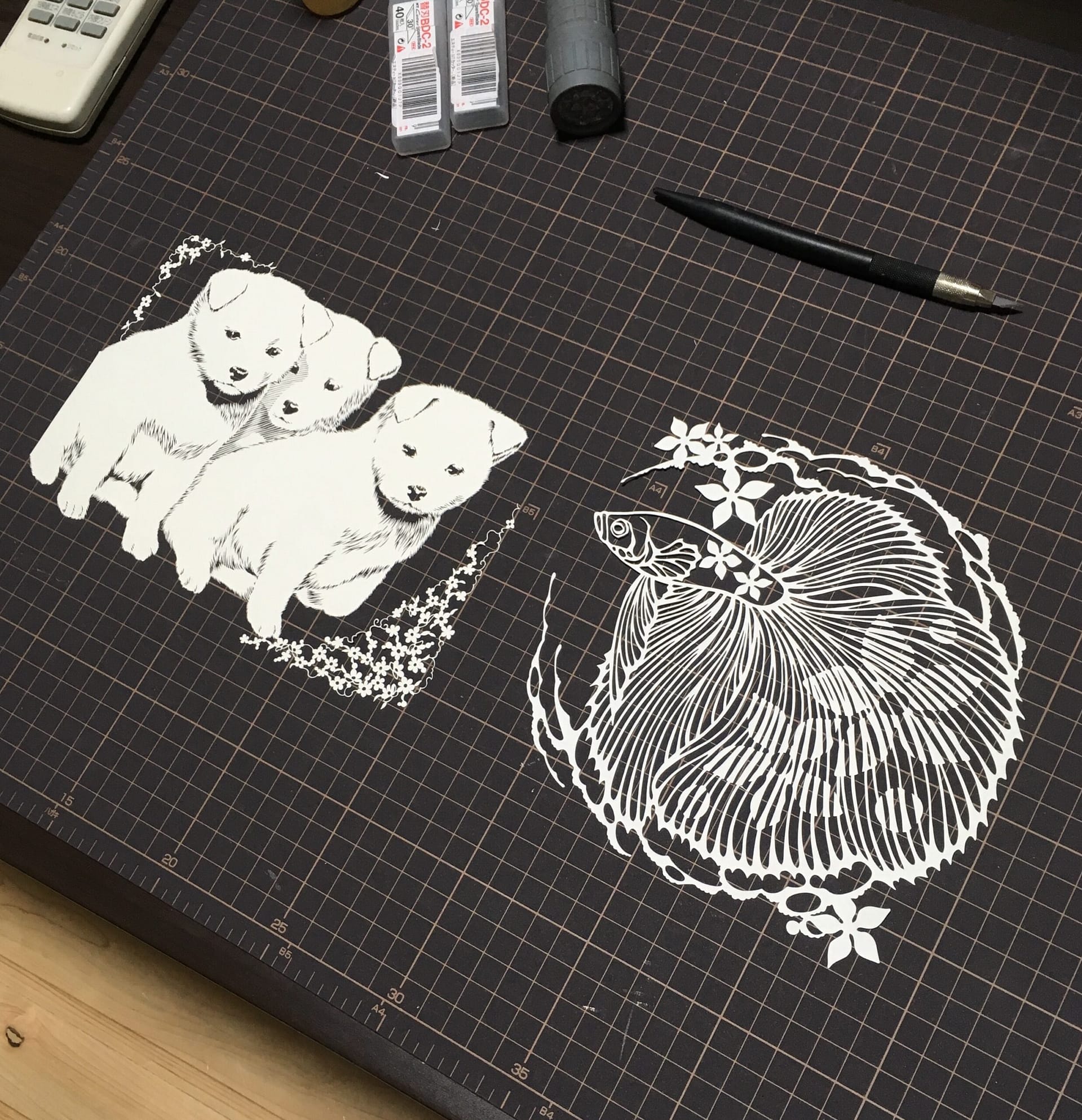 【切り絵】カスタムメイド(サイズ:B5) - 画像 (5)