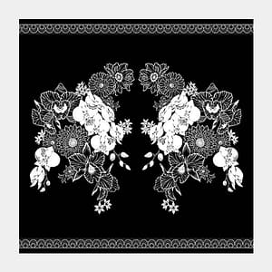 【スカーフ】蘭(横浜スカーフ)