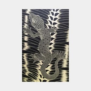 【Papercut art】Gecko