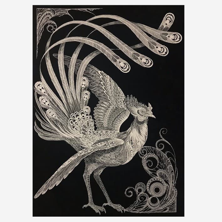 【Papercut Art】Phoenix